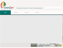Tablet Screenshot of greenzone.co.za